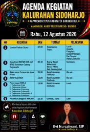 AGENDA 12 AGUSTUS 2026